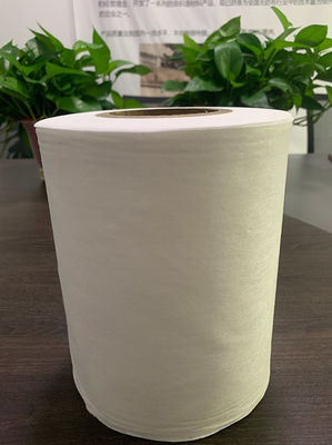 তুলার টিস্যু, প্যাড, ভেজা মোছার জন্য 50g সাদা ভিসকোস এবং পলিয়েস্টার স্পুনলেস ননবোভেন ফ্যাব্রিক